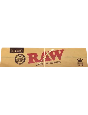RAW – Classic Kingsize Slim Feuilles à rouler 32 feuilles
