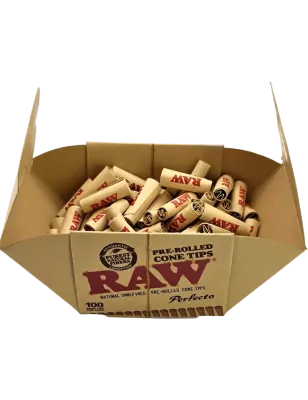 RAW – Pre-Rolled Cone Tips Perfecto Filtres 100 pcs