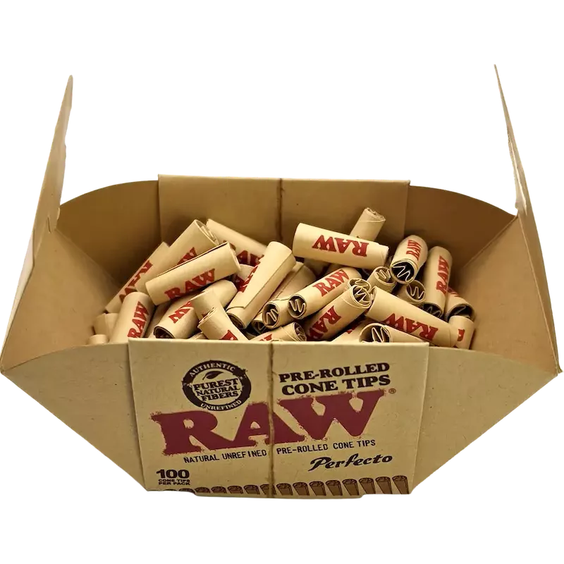 RAW – Pre-Rolled Cone Tips Perfecto Filter 100 pcs