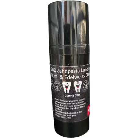 Zauber Blüten – CBD Zahnpasta Lucerna Hanf Edelweiss 50 ml