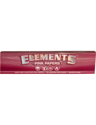 Elements – Pink King Size Slim Blättchen 32 pcs