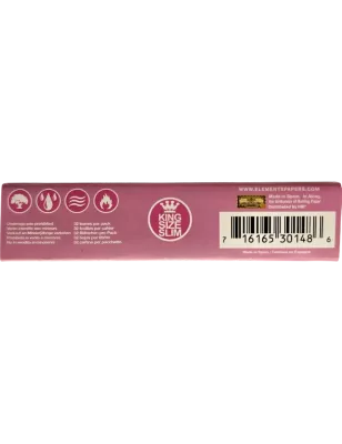 Elements – Pink King Size Slim Papers 32 pcs
