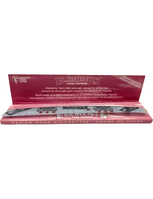 Elements – Pink King Size Slim Feuilles 32 pcs