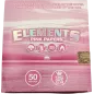 Elements – Pink King Size Slim Feuilles Box 50 x 32 pcs