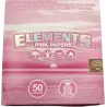Elements – Pink King Size Slim Feuilles Box 50 x 32 pcs