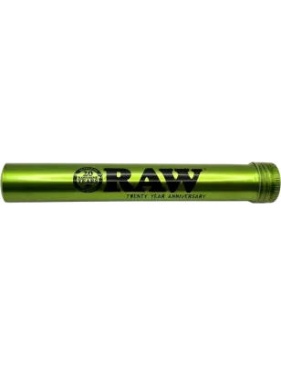 RAW – Retro Metal Tube Green Tube de rangement 115 mm