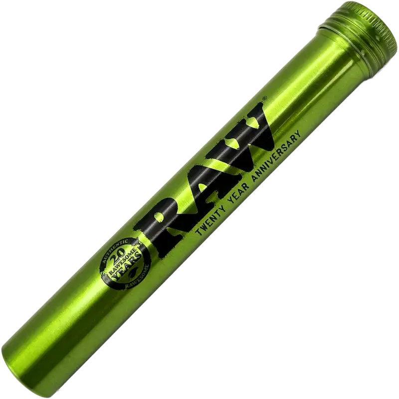 RAW – Retro Metal Tube Green Tube de rangement 115 mm
