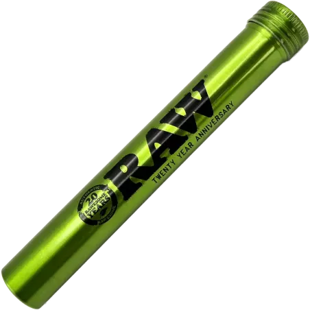 RAW – Retro Metal Tube Green Tube de rangement 115 mm