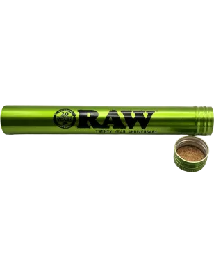 RAW – Retro Metal Tube Green Tube de rangement 115 mm