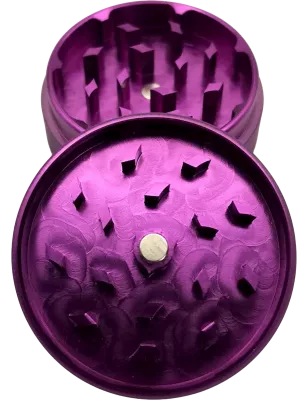 Grinder Silicone Coated Purple 2-teilig 50 mm
