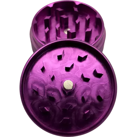 Grinder Silicone Coated Purple 2 parties 50 mm