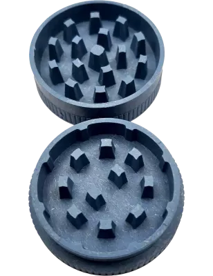 Hanf Grinder Blau 2-teilig 55 mm