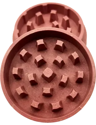 Grinder en chanvre rose 2 parties 55 mm