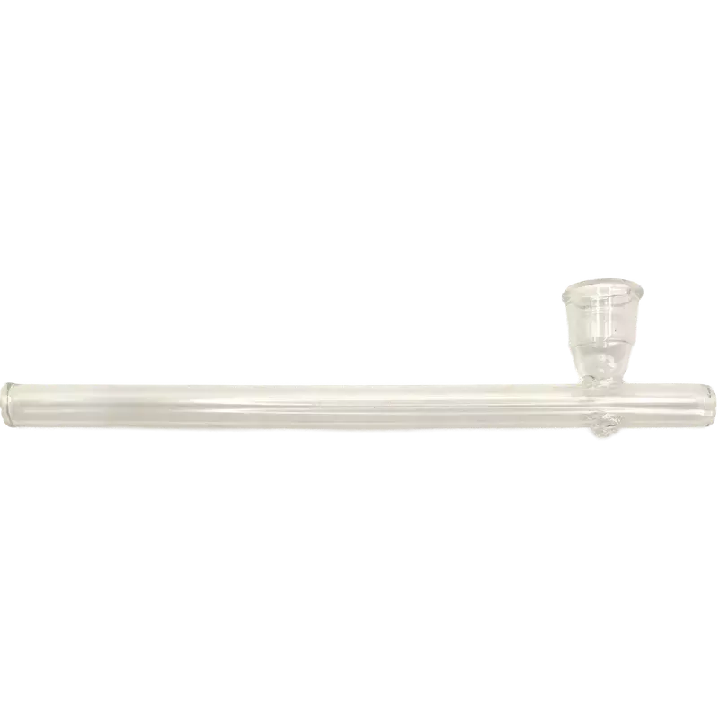 Glass – Pipa in vetro dritta 20 cm con piedistallo