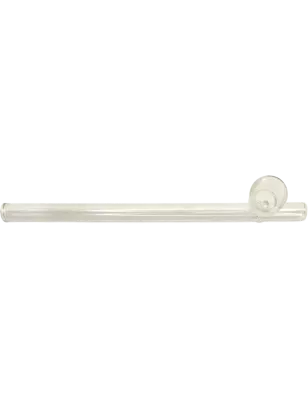 Glass – Pipa in vetro dritta 20 cm con piedistallo