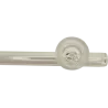 Glass – Pipe en verre droite 20 cm avec pied
