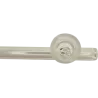 Glass – Pipa in vetro dritta 20 cm con piedistallo