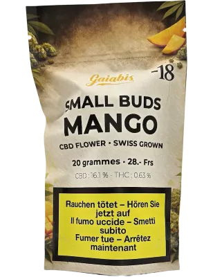Gaiabis – Small Buds Mango CBD Indoor 20 g