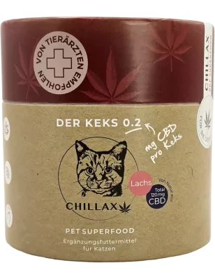 Chillax – Biscuits pour chat à la cataire CBD 0,2 mg