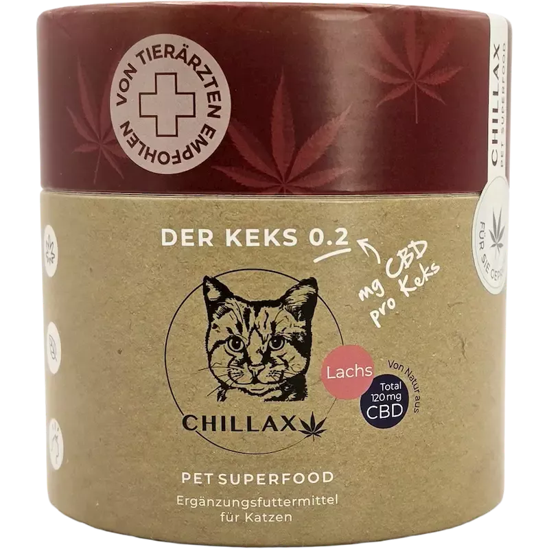 Chillax – Biscuits pour chat à la cataire CBD 0,2 mg