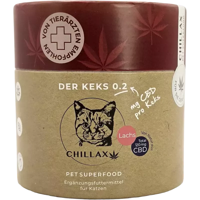 Chillax – Biscotti per gatti all’erba gatta CBD 0,2 mg