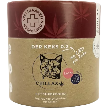 Chillax – Biscuits pour chat à la cataire CBD 0,2 mg