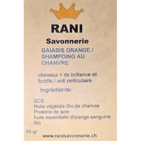 Rani Savonnerie – Gaiabis Orange / Hanf Shampoo