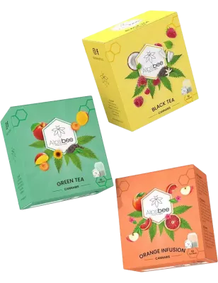 Alpsbee – Cannabis Tee Kollektion Geschenkbox 3 Sorten