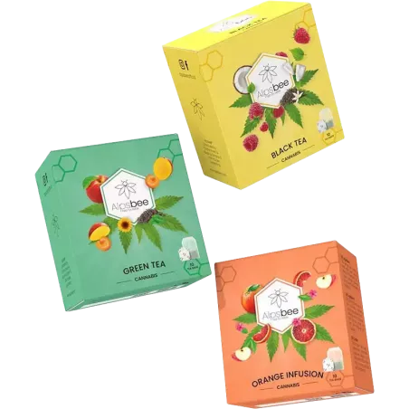 Alpsbee – Coffret Collection Thés Cannabis (3 variétés)