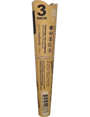 Raw – Cone Classic Kingsize 3 pièces – Cônes pré-roulés