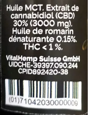 Gaiabis – Huile CBD Full Spectrum 30%