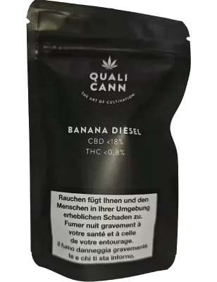 Qualicann Banana Diesel Fiori di CBD 5.5g