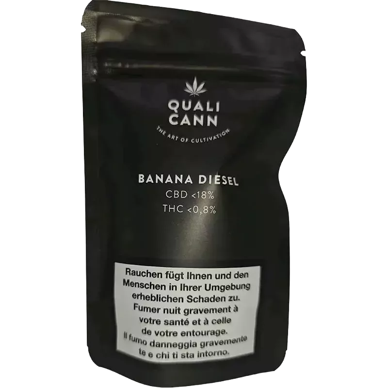 Qualicann Banana Diesel CBD Blüten 5.5g