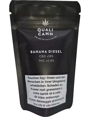 Qualicann Banana Diesel Fiori di CBD 2 g