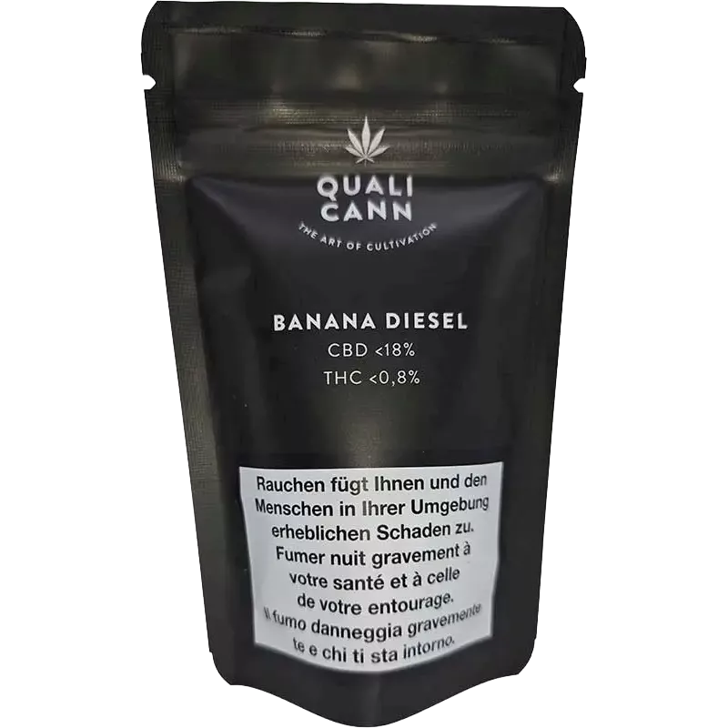 Qualicann Banana Diesel Fleurs de CBD 2g