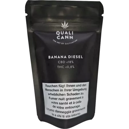 Qualicann Banana Diesel Fleurs de CBD 2g