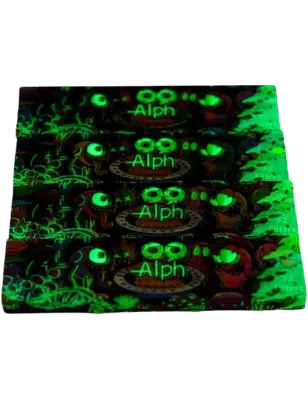 Alph – Glow in the Dark Feuilles à rouler avec tips