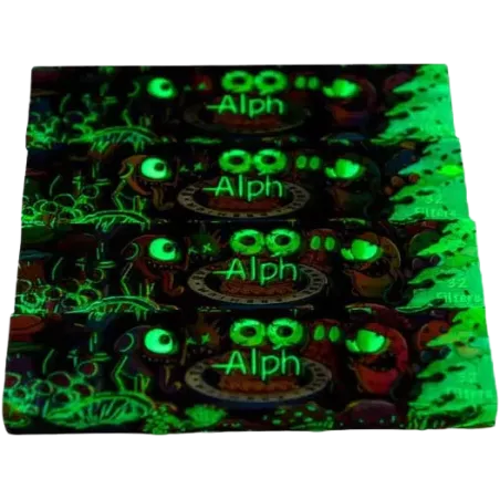 Alph – Glow in the Dark Feuilles à rouler avec tips