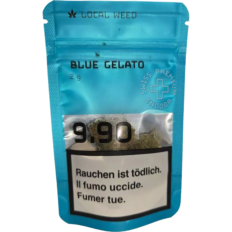 Local Weed - Blue Gelato Fleurs de CBD Indoor 2g