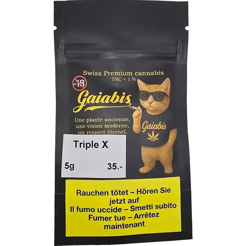 Gaiabis – Triple X Résine CBD Premium 5g