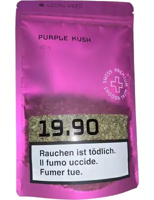 Local Weed – Purple Kush CBD Trim Indoor 40g