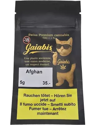 Gaiabis – Afghan 5g/10g Hash CBD