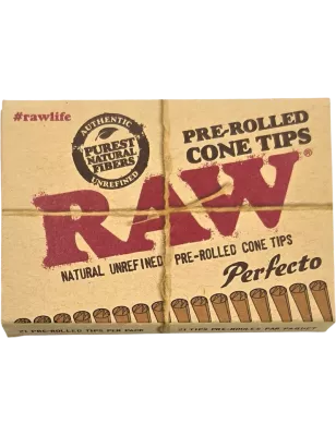 RAW – Perfecto Pre-Rolled Cone Tips 21 pcs