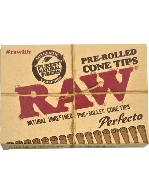 RAW – Perfecto Pre-Rolled Cone Tips 21 pcs