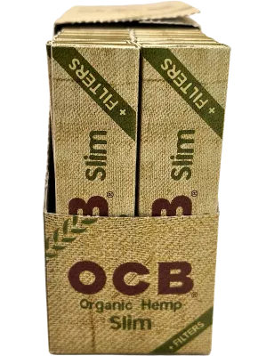 OCB – Organic Hemp Slim + Tips Box 50 pcs