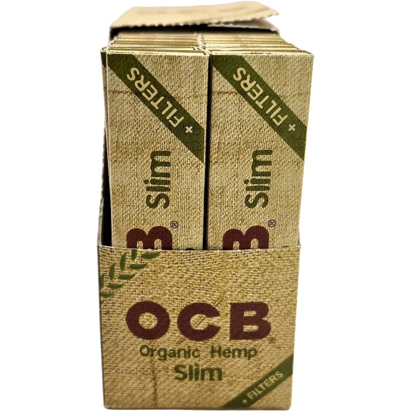 OCB – Organic Hemp Slim + Tips Box 50 pcs OCB – Organic Hemp Slim + Tips Box 50 pcs