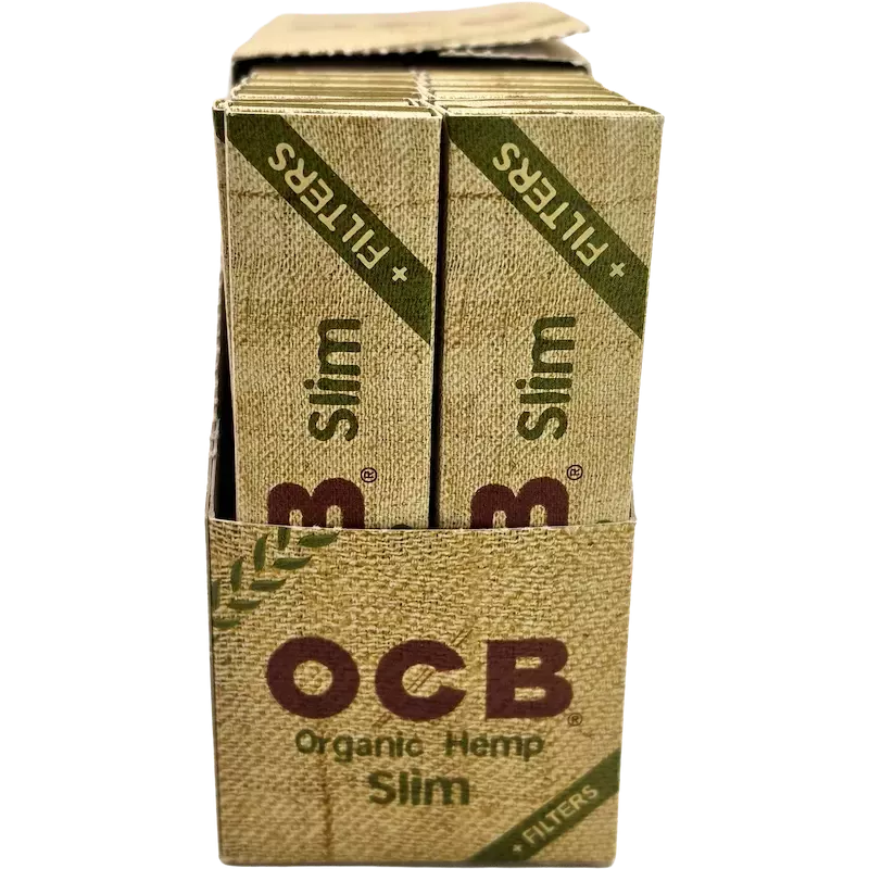 OCB – Organic Hemp Slim + Tips Box 50 pcs