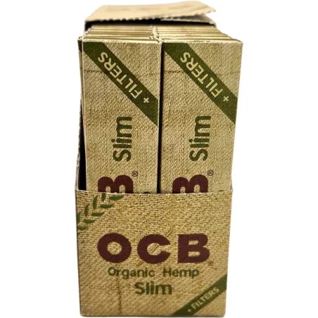 OCB – Organic Hemp Slim + Tips Box 50 pcs