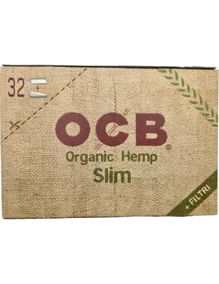 OCB – Organic Hemp Slim + Tips Box 50 pezzi