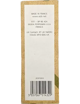 OCB – Organic Hemp Slim + Tips Box 50 pcs
